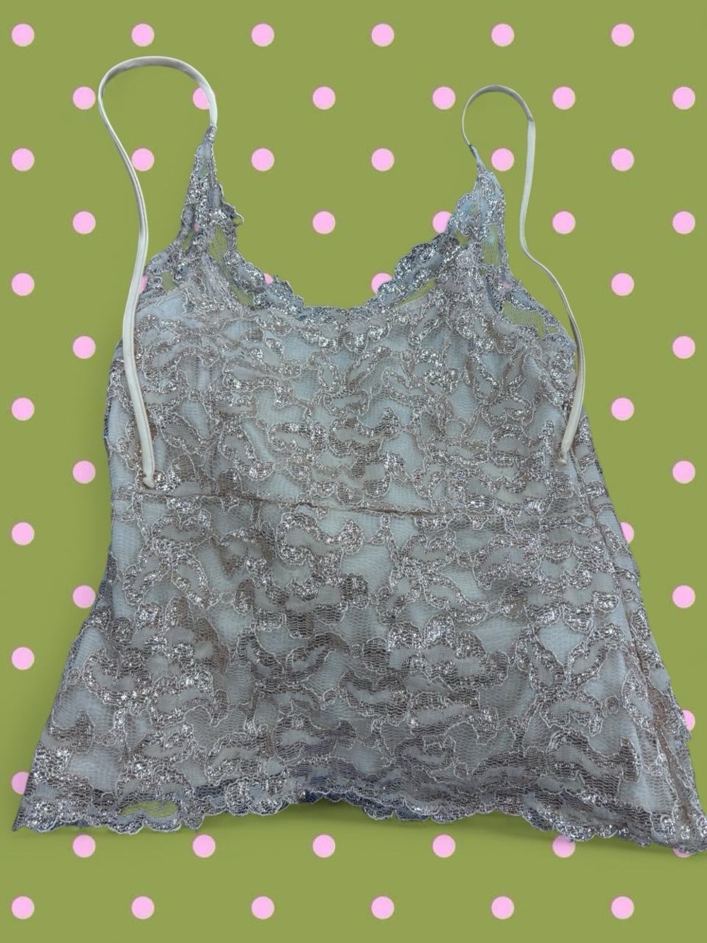 The Limited Gold Lace Embellished Camisole